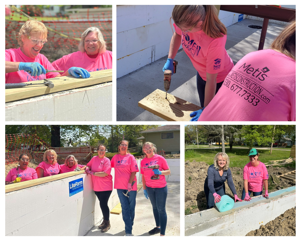 Women of Metis serve with Habitat for Humanity in Portage County